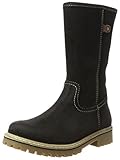  BULLBOXER Mädchen AHA507E7C Chelsea Boots, Schwarz (Black), 38 EU