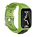 Produktbild Waotier für Tomtom Runner 3 Armband mit Gehäuse Schutzhülle Silikon Armband Kompatibel für Tomtom Runner 3/2 Tomtom Adventurer / Golfer2 / SE Sport Armband mit Edelstahl Verschluss (Grün)