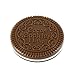 Produktbild Delicacydex Tragbare Mini Nette Kawaii Damen Mädchen Spiegel Modische Schokolade Cookie Geformte Design Kosmetikspiegel Make-up Schokolade Kamm