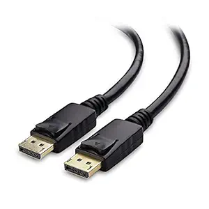 Ganix DP to DP High Speed Display Port to Display Port Cable 6ft (1.8 Meter - Black)