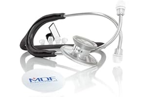 MDF INSTRUMENTS MDF® Acoustica luksusowy lekki stetoskop z dwoma głowicami - czarny
