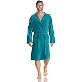 Vossen Unisex albornoz con capucha de blanco, rosa, negro, verde, amarillo, naranja, rojo, azul, turquesa