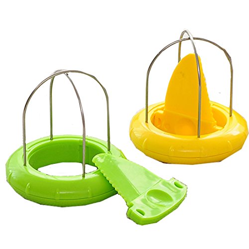 Packung mit 2, Kiwischäler Splitter Kiwifruit Fruchtschalen Separator Peeler Obstmesser Werkzeuge