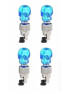 Vocado Blue Skull Car Tyre LED Motion Sensor Set of 4-Hummer H3