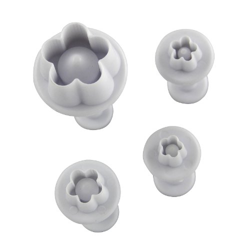 4 tlg. Ausstecher Blume Ausstechform Fondant Keks Kuchen Marzipan neu