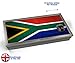 Produktbild South Africa World Cup Flag Cushioned Bean Bag Laptop Lap Tray Desk - Built-in EMF Shield (Electro Magnetic Field) Kissen Tablett Knietablett Kissentablett - Chrome Effekt Rahmen