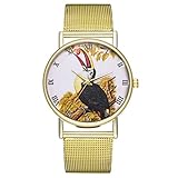 IG Invictus Vintage Ladies Round Mesh Strap Watch Quartz Fashion Watch Quarzmaschengürtel Modeuhr T247 W MIT Mode, Uhren, Quarz -