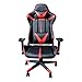Produktbild Polironeshop Estoril Präsidentensessel/Bürostuhl für Gaming Racing Bürostuhl Büro Stuhl Sessel Arbeitsplatz Pfeil-Möbel-X PC Computer-Zubehör Professionelle Studio Desktop Rückenlehne Rot