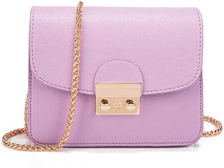 Mini Handbags Casual Small Party Bag Cute Girls Handbags Wild Messenger Bag,Purple-OneSize