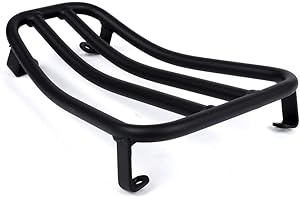 MOTO NOSTRA Gepäckträger Durchstieg V2.0, schwarz matt kompatibel für Vespa GTS 125-300, GTV, GTL, GT