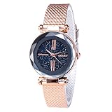 Luckhome Armbanduhr Für Damen Herren Uhr Armband Frauen Mit Lederarmband Geschäfts Klassisch Analog Quarz Dünn Luxus Freizeit Kunststoffband Handgelenk