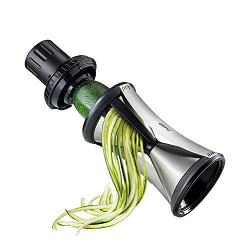 Gefu 13700 Spiralschneider SPIRELLI XL + Edelstahlstyling Universalmesser im Set - 2