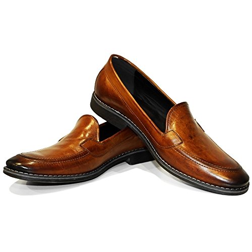 Cowhide Smooth Leather Handmade Italian Mens Color White Moccasins Loafers PeppeShoes Modello Zebri Slip-On