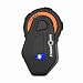 Produktbild 2018 SINUK T-Max Wireless Bluetooth Intercom, 1500M Full Duplex 6 Riders Pairing Motorcycle Helmet Bluetooth Intercom Waterproof Outdoor, FM Radio .For Riding,Skiing,Mountaineering (1 PACK)