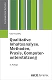 Image de Qualitative Inhaltsanalyse. Methoden, Praxis, Computerunterstützung (Grundlagentexte Methoden)