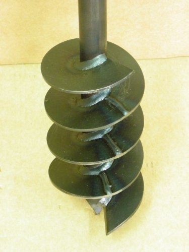 Erdbohrer Erdlochbohrer Brunnenbohrer Pfahlbohrer Handbohrer 120 mm Bohrkopf Bohrgerät f. Brunnen und Rammfilter