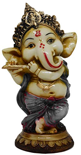 Saubhagya Global Varad God Ganesh Idol/Murti/Statue Decorative Showpiece Gift Item for Car Dashboard
