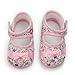 Baby Infant Girls Princess Warm Pink Bowknot Cotton Shoes Soft Bottom (Size 13 for 9-18 months baby)