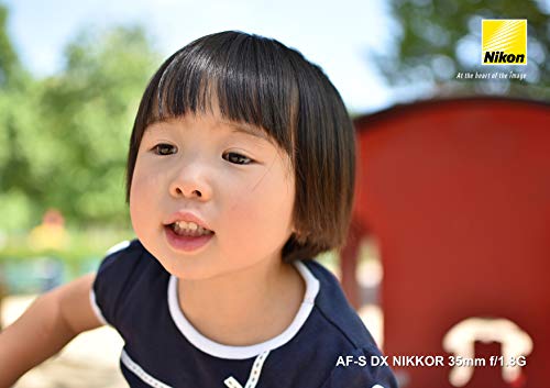 Nikon AF-S Nikkor - Objetivo con Montura para Nikon (35 mm, f/1.8, DX), Color Negro