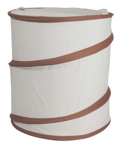 Wäschesack Wäschesammler Jumping Jack Wäschetaschen Wäschebox Multifunktionstasche natur braun, 46x56h