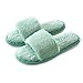 Fashion Ladies Winter Warm & Cozy Indoor Shoes Skidproof House Slipper, Green