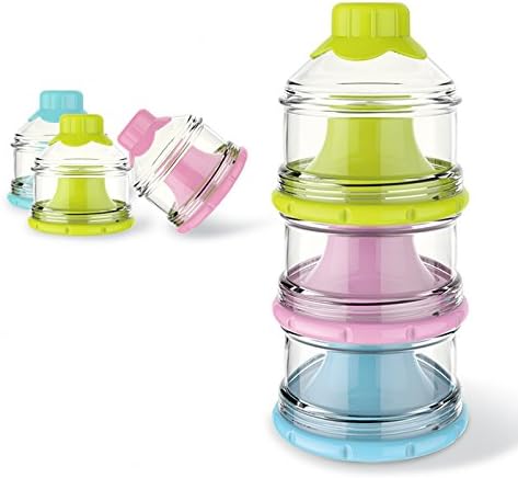 BigSun Three-layer milk powder box, portable newborn, baby out supplies large-capacity milk powder storage tank,Independent thr,360ml