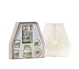 Yankee Candle coffret cadeau de bougies parfumées, Clean cotton, avec une petite jarre, des votives, des fondants de cire et un Car Jar