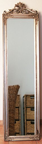 KMH®, Standspiegel mit kunstvollem Rahmen; Farbe: silber (170 x 45 cm) (#520012) … - 3