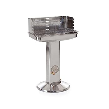 Landmann Holzkohle Sulengrill Silber 57 X 49 X 90 Cm