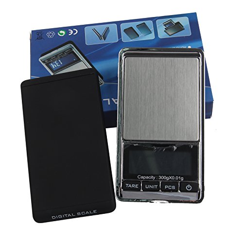 Boweike Schmuck-Waage 300g x 0.01g Mini Digital Tasche Waage Schmuck Gewicht Skala Schmuck Taschenwaage Skala Gramm-Massstab LCD - 7