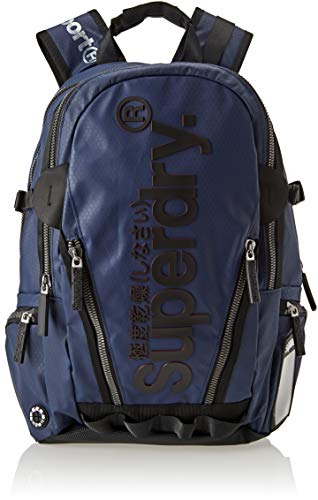 Preisvergleich Produktbild Superdry Herren Silver Tarp Rucksack, Blau (Navy), 34x45x15 Centimeters
