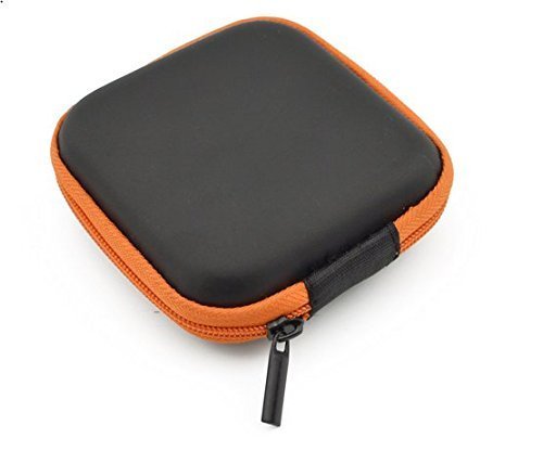 Mazonn™ Orange Zip Square Shape Carrying Pouch for Earphone, USB Cables, Earbuds RS.249 (58.00% Off) - Amazon