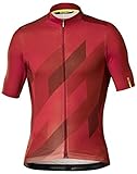  Mavic Cosmic Mosaic Fahrrad Trikot kurz rot 2019: Größe: L (50/52)