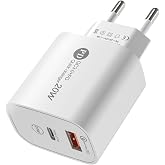 Fast Charging iPhone Charger, 20W 2-Ports, USB C Charger, 20W USB C Plug for iPhone 17/17 Pro/17 Pro Max/16 15 14 13 12, for