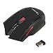 Produktbild Tefamore 2400DPI 6 Tasten 2,4 Ghz Mini Wireless Optical Gaming Maus Geschenk für PC Laptop (Schwarz)