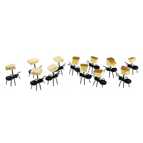 FENICAL Partypicker Piekser Party Picks Piekser Kuchen Toppers 12pcs (nette Mini-Ameise) - 6