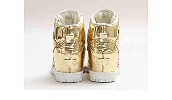 liquid gold nike dunks