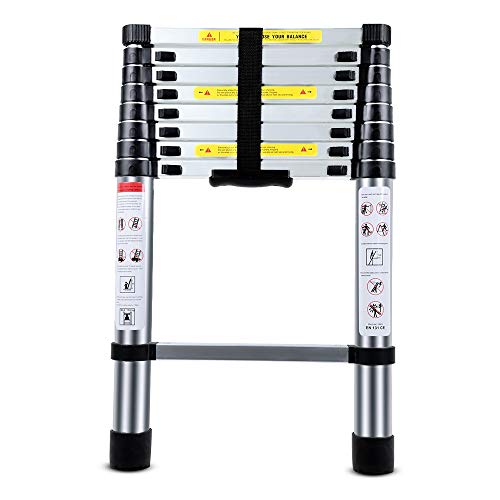 Preisvergleich Produktbild EbuyChX Multifunctional Portable Aluminium Alloy Telescopic Ladder Multi 2.6M