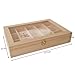 Produktbild Aufbewahrungsbox zu oder Tee aus Holz mit 15 Cases, Packs MDF 31,5 x 22 x 6 cm, zu verschönern Kräutertee