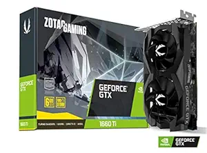 ZOTAC Gaming GeForce GTX 1660Ti Twin Fan 6GB GDDR6 Graphics Card