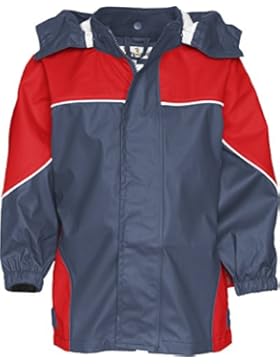 Playshoes Kinder Regenjacke sportlich 2-farbig, wasserdicht