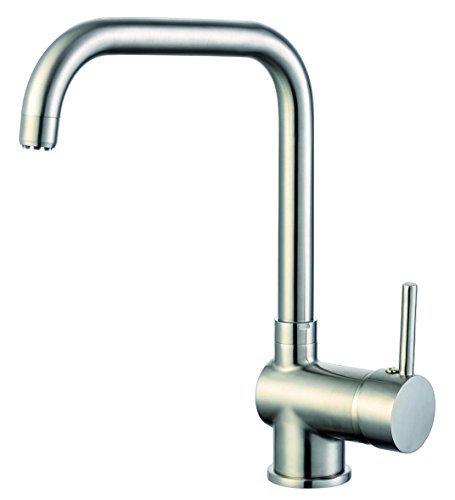 EISL Niederdruck Spültisch-Einhebelmischer Futura aus hochwertigem Edelstahl, 1 Stück, NI182GALPSS