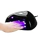 MelodySusie® High Quality Portable 24W LED Lamp Light Acrylic Nail Dryer CURING Light Quick Dry, with Timmer Setting 15s/30s/60s (Black)