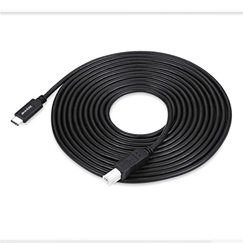 Axxbiz CableBiz-C018B, 2.0 USB-C Drucker Kabel – C Stecker auf B Stecker – extra lang 4 Meter - 3