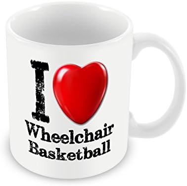 Sports Mug - I Love Wheelchair Basketball