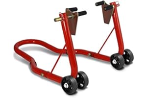 ConStands - Motorrad Montageständer für Ducati Monster S2R 1000/S2R 800/S4/S4R/S4RS,Multistrada 1000/1100/1200/620,Sport 1000/S,Sport 620,ST2 Vorne Classic Front Rot