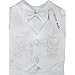H/B 4 Pcs Cross Embroidery Christening Baptism Romper Infant Satin Vest Set Full Length (Newborn-2T) 0685B S