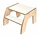 Little Helper FunStep Wooden Chair with Step Liner, For Children to First Steps, White