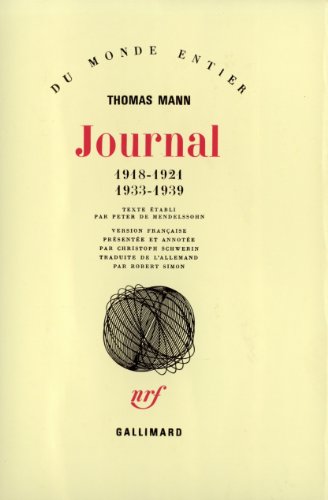 Journal. 1918-1921, 1933-1939