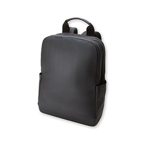 Preisvergleich Produktbild Moleskine Klassischer Rucksack Leder, bis 15 Zoll, 15 Liter, Schwarz
